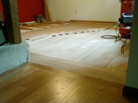 Dining Room Wood Floor Design in Progress